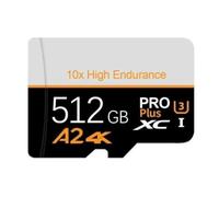 Tarjeta de Memoria Micro SD TF Gran Capacidad y Alta Velocidad - Almacenamiento Externo Portátil Compatible con Smartphones, Cámaras, Drones y Dash CAM - No Switch (512, GB)