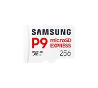 Tarjeta de memoria microSDXC Express - Samsung - 256 Go - P9 Express - 800 Mo/s - Clase 10 - Antimagnético - Impermeable