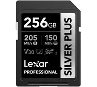 Lexar SDXC 256GB Profesional Plata Plus 1066x UHS-I /U3/ A2/4K R205/W150 (V30)