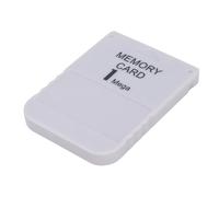 Tarjeta de memoria PS1 de 1 MB, tarjetas de memoria de consola ABS, tarjeta de memoria ligera para consola de juegos compatible con PS1 Classic Gaming System, gris, 2.2 x 1.65 x 0.27 pulgadas, 1