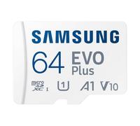 Tarjeta de Memoria Samsung EVO Plus 64GB MicroSDXC c/Adaptador