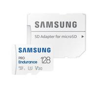 Tarjeta de Memoria Samsung Pro Endurance 128GB microSD XC con Adaptador/ Clase 10/ 100MBs - MB-MJ128KA/EU