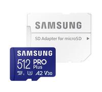 Tarjeta de Memória Samsung PRO Plus 512GB microSDXC c/Adaptador