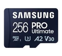 Tarjeta de Memoria Samsung Pro Ultimate 256GB microSD XC con Adaptador/ Clase 10/ 200MBs