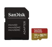 Tarjeta de Memoria SanDisk Extreme 32GB microSD HC UHS-I con Adaptador/ Clase 10/ 100MBs