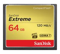 Tarjeta de memoria Sandisk Extreme CompactFlash - 64 GB (SDCFXS-064G-A46)