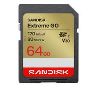 Tarjeta de memoria SanDisk Extreme GO 64 GB SDXC UHS-I 170 MB/s V30 resistente