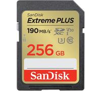 Tarjeta de memoria SANDISK Extreme Plus SDXC de 256 GB Clase 10