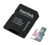 Tarjeta de Memoria SanDisk Ultra 128GB microSD XC con Adaptador/ Clase 10/ 80MB/s