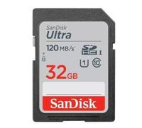 Tarjeta de Memoria SanDisk Ultra 32GB SD HC UHS-I - SDXC/ Clase 10/ 120MBs