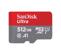 Tarjeta de memoria SanDisk Ultra microSDXC de 512 GB + adaptador SD 150 MB/s A1 Clase 10 UHS-I