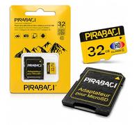 Tarjeta de memoria SD 32GB 32 GO 32 GB GO Original | PIRABADI Ultra Extreme Pro | Capacidad Real | + Adaptador | Marca 100% Francesa