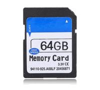 Tarjeta de Memoria SD con Adaptador 1G 2G 8G 16G 32G 64G, Tarjeta de Memoria Portátil de Alta Velocidad de Lectura y Escritura, Aplicable para MP3 MP4 Cámara SLR Máquina de Juego Altavoz(64G)