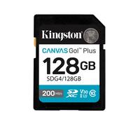 Tarjeta de Memoria SD Kingston Canvas Go! 128GB SDXC C10 UHS-I 200 MB/s