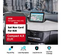 Tarjeta de Memoria SD para Navegación GEN4 Mapas Europa Reino Unido 32GB 2026 para KIA Compact 4.X 32GB Soul Sorento Optima, Sat Navi for KIA Compact 4.X