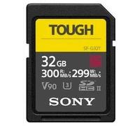 Tarjeta de memoria SD UHS-II Sony serie SF-G Tough 300Mb/s 32gb
