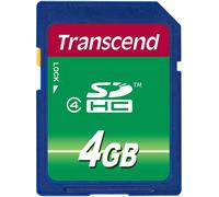 Tarjeta de Memoria SDHC Clase 4 de 4GB - TRANSCEND