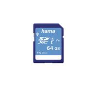 Hama Tarjeta de Memoria SDHC de 64 GB (SD-3.01, 90 MB/s, Clase 10, Seguridad de Datos Gracias a la protección de Escritura mecánica, Campo de etiquetado)