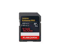 Tarjeta de memoria SDXC - SANDISK - SDSDXXJ-128G-GSCIN - 128 Go - UHS-I 250/120 Mo/s - 4K Ultra HD