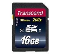 Tarjeta de memoria TRANSCEND SDHC - 16 GB - Clase 10