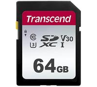 Tarjeta de memoria Transcend TS64GSDC300S 64 GB SDXC UHS-I V30 U3 resistente