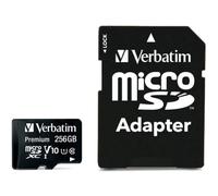 Tarjeta de memoria VERBATIM Premium Micro SDXC de 256 GB - Clase 10