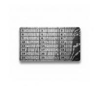 Tarjeta de metal de almacenamiento seguro de 24 palabras de acero de Damasco para Bitcoin y Crypto, accesorio de cartera hecho a mano de alta calidad, regalo coleccionable EDC compatible con Trezor