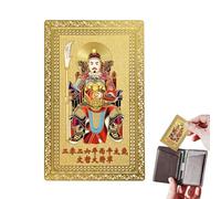Tarjeta de Metal Tai Sui 2026,Recuento De Felicidad Y Bendición - Tarjeta de Suerte Del Año Caballo 2026 | Para amantes de la Buscadores Espirituales Coleccionistas Oración de Meditación Viaje