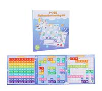 Tarjeta De Multiplicación - Material De Cálculo De Fracción Magnética | Conteo De Matemáticas De Madera | Números Para El Pensamiento Aritmético, Lógico Y Estratégico, Surfac