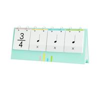 Tarjeta de música flash nota tarjeta de entrenamiento música enseña accesorios ritmo tarjeta de práctica para instrumentos musicales guitarra de tambor de piano