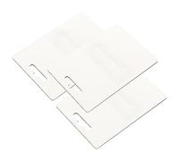 Tarjeta de Obsequio en Blanco 3 Piezas, Plástico Mdf Blanco
