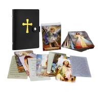 Tarjeta de oración con , artístico devocional, para tarjeta de oración religiosa, para viajes, dormitorio, mesita de noche, familiares, , coleccionistas y entusiastas