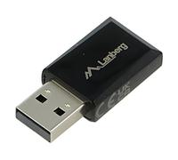 Tarjeta de ordenador NC-0900-WI: red WiFi USB A macho USB 2.0 negro LANBERG