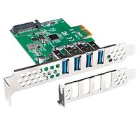 Tarjeta de ordenador PCE-US3-004: PCIe PCIe, SATA, USB A hembra x4 en ranura ...
