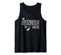 Tarjeta de presentación Retro de The Avengers In Color Spy Show Camiseta sin Mangas