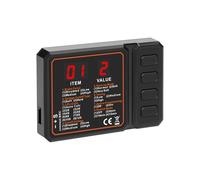 Tarjeta de programación con pantalla LCD fácil de operar para coche, helicóptero, portátil, ajuste de modelo, tarjeta de programación, protección de batería