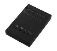 Tarjeta de Programación Esc para Coche Rc, Ajuste Preciso y Compacto | Plástico Negro, Control de Freno y Conducción Suave, para Buggy Rc y Trabajo en Banco