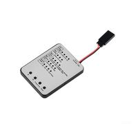 Tarjeta de programación LED ESC, herramienta de configuración de controlador sin escobillas, frenado de voltaje ajustable para barco de coche RC (gris)