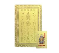 Tarjeta de protección Tai Sui 2026, recuerdo de bendición espiritual coleccionable de cobre, tarjeta del año lunar del caballo para mujeres, hombres, familia, amigos, madre, padre