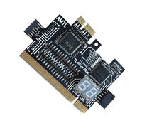 Tarjeta de prueba de placas base mejoradas A1105 con pantalla de reloj de tubo digital y modulares LED de detección de errores, tarjeta de depuración de detección de fallos de computadora