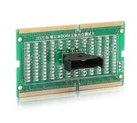 Tarjeta de Prueba Posterior, Probador de Placa Base, Interfaz de Ranura de Memoria DDR4 para Computadora Portátil, Detector de Mantenimiento Inverso hacia Adelante con Luz