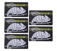 Tarjeta de Prueba UV para Lámpara de Calefacción de Reptiles, 5 Piezas, Sensor UVB, Indicador Fotocrómico