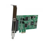 StarTech.com Tarjeta Adaptadora PCI Express PCIe de 4 Puertos Serie Serial Combo RS232 y RS485 RS 422 DB9 ( PEX4S232485 )