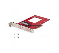 Tarjeta de puertos startech pex4sff8639u3 pcie 4.0 x4 adapter for 2.5 pulgadas u.3 nvme ssds
