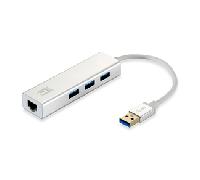 TARJETA DE RED 10/100/1000 LEVELONE USB-0503 USB + HUB USB3.0 USB-0503