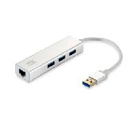 TARJETA DE RED 10/100/1000 LEVELONE USB-0503 USB + HUB USB3.0 USB-0503