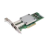 Tarjeta de Red 10Gbe PCIe para Broadcom 57810S Chip, Dual SFP+ Puertos, 10Gbit PCI Express x8 LAN Adaptador Compatible con Windows Server, Linux, VMware
