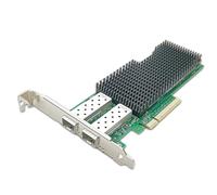 Tarjeta de red convergente dual (NIC) de 10/25 GB, adaptador de interfaz Ethernet de 25 gigabit, 2 puertos SFP28, PCIe 3.0 x 8, compatible con Intel XXV710-DA2 compatible con Windows/Windows