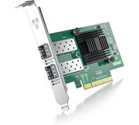 Tarjeta de red de 10 GB X520-DA2 Intel PCI-E Ethernet NIC Dual SFP+ puerto E10G42BTDA, controlador Intel 82599ES, adaptador LAN PCI Express compatible con Windows Server/Windows, Linux, VMware