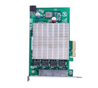 Tarjeta de Red de expansión PCIe a 4 Puertos de Red El Chip I226 Puede ser una Tarjeta de adquisición de Datos Visual alimentada por PoE